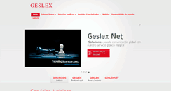 Desktop Screenshot of geslex.com