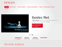 Tablet Screenshot of geslex.com